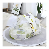 Portable Baby Mattress Travel Crib with Mosquito Net – Foldable Baby Bed for Indoor & Outdoor Use